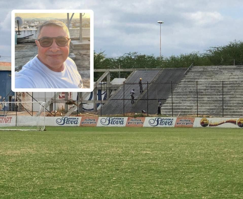 Secretário de Esportes de Patos, Zeca, confirma que Estádio José Cavalcanti será liberado para receber mais de 6 mil torcedores; veja
