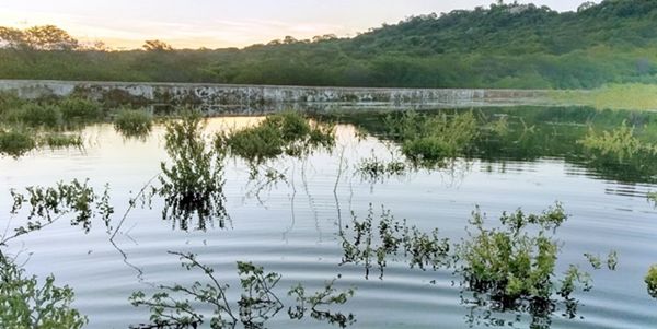 Exclusivo: Açude do Cego em Catingueira falta só 75 cm para sangrar; veja vídeo e fotos