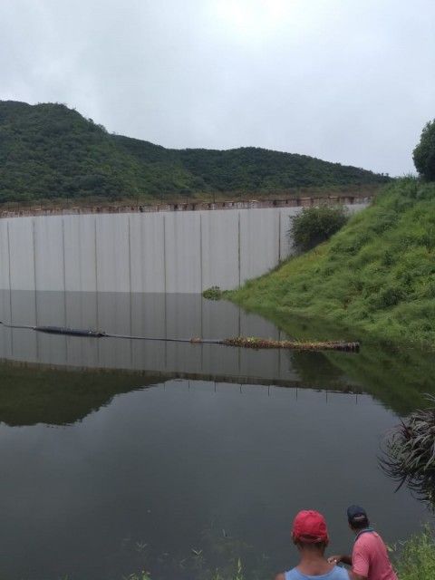 Barragem do Saco em Nova Olinda, no Vale do Piancó, ultrapassa 55 milhões de metros cúbicos