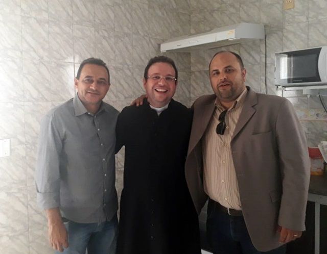 Pré-candidato a prefeito de Patos, Héber Tiburtino, visita Padre Fabrício e debatem sobre eleições de 2020 