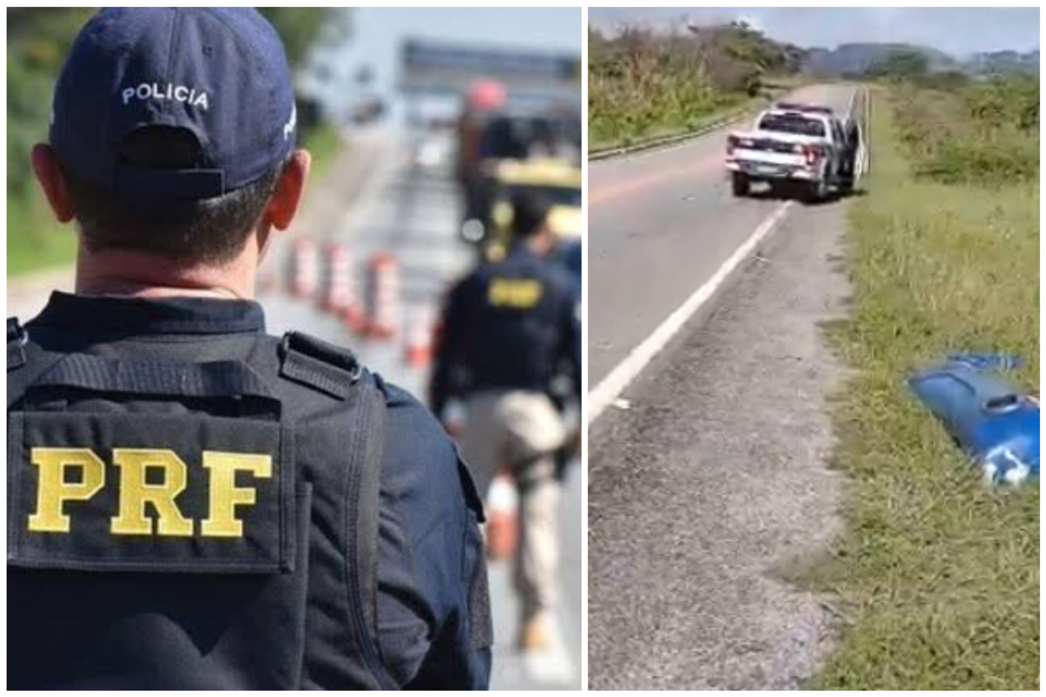 Polícia Rodoviária Federal dá detalhes do acidente que envolveu uma viatura da PM e um ônibus no municipal de Santa Terezinha, na BR-361