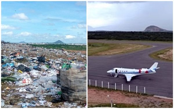 Lixão próximo de Aeroporto não combina! 