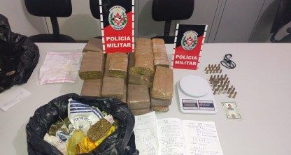 Polícia apreende 18kg de maconha com homem que já usava tornozeleira eletrônica