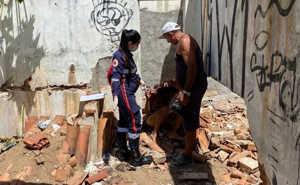 Mulher é brutalmente agredida e deixada em ruínas abandonadas no São Sebastião, em Patos