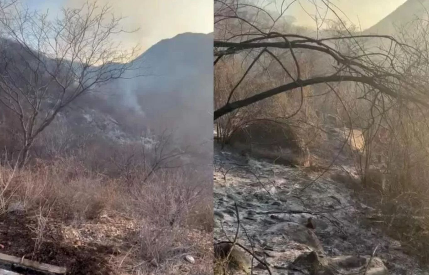 Incêndio atinge área de vegetação na Serra do Teixeira e mobiliza forças de segurança no Sertão paraibano