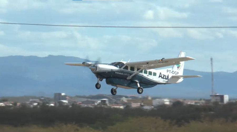 Azul amplia operação no Sertão e passa a incluir Patos na rota entre Recife e Cajazeiras