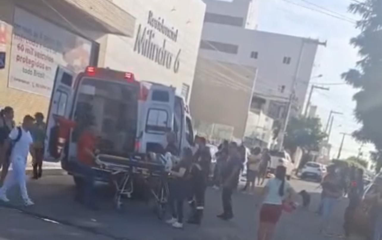 Adolescente de 14 anos cai do 6º andar de prédio em Patos e está em estado gravíssimo; vídeo
