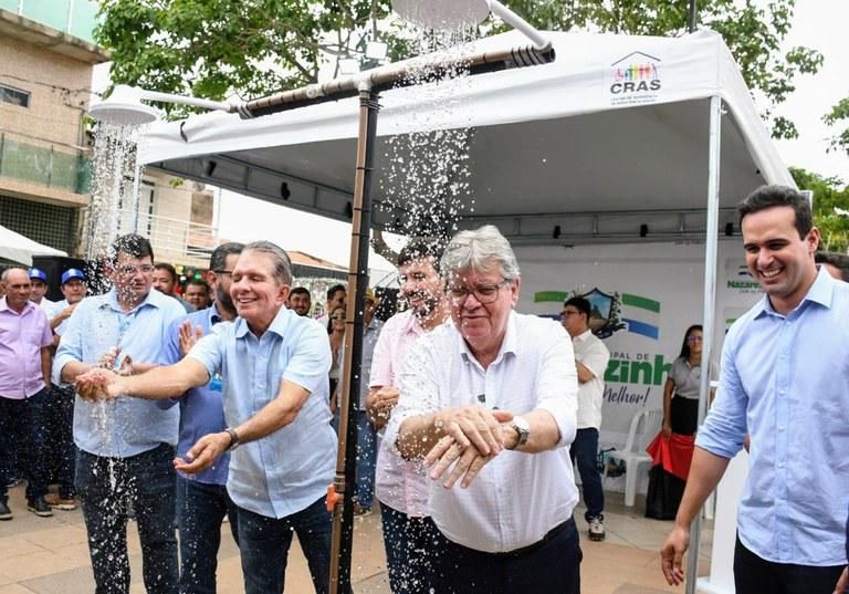 Nabor destaca importância do trabalho do governador João durante inaugurações no Alto Sertão