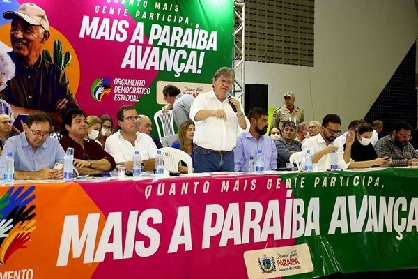 Governador João Azevedo e secretários participam do Orçamento Democrático Estadual em Santa Luzia, região metropolitana de Patos