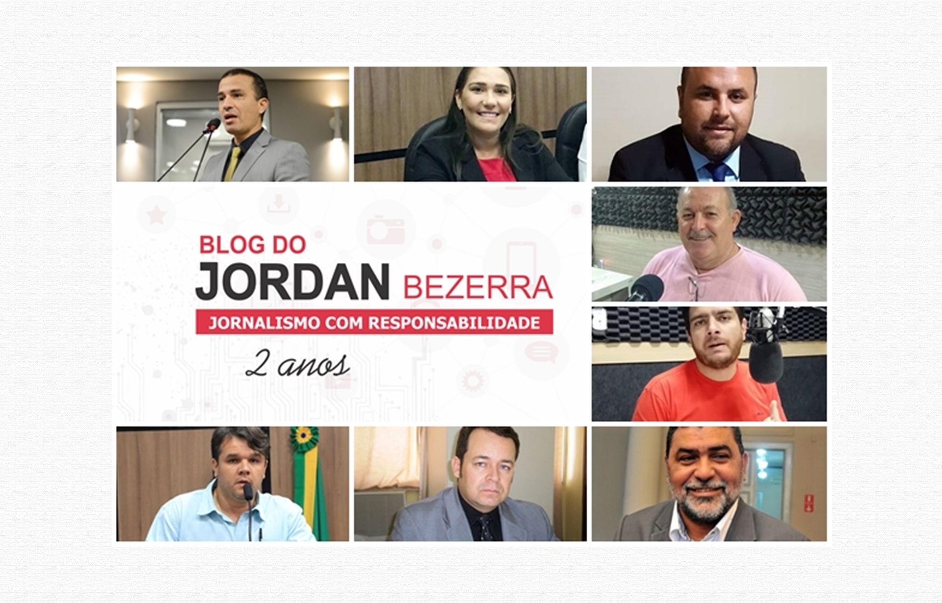 Blog do Jordan Bezerra iniciará série de entrevistas on-line com pré-candidatos a prefeito de Patos; veja datas