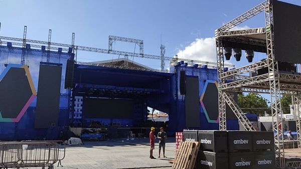 VÍDEO: Blog visita Terreiro do Forró e mostra preparativos finais para abertura do São João de Patos 2024
