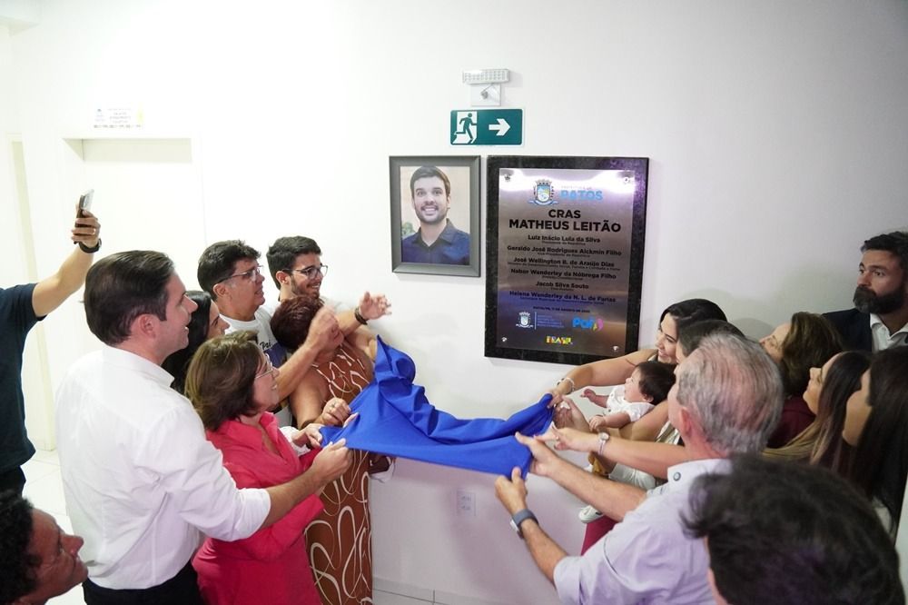 Prefeitura de Patos inaugura CRAS com homenagem ao jovem Matheus Leitão; Veja detalhes
