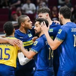Vôlei: Brasil passeia sobre República Tcheca e avança às oitavas do Mundial