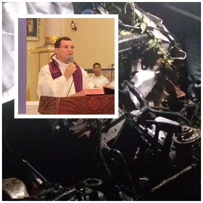  Padre Erivaldo Alves, pároco de Olho D’água, sofre acidente na BR-361 ao colidir com um animal, na noite dessa quarta (6)