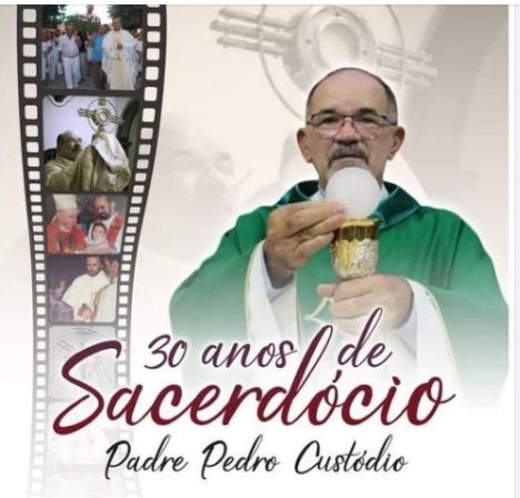 Padre Pedro Custódio celebra 30 anos de vida sacerdotal  na Diocese de Patos