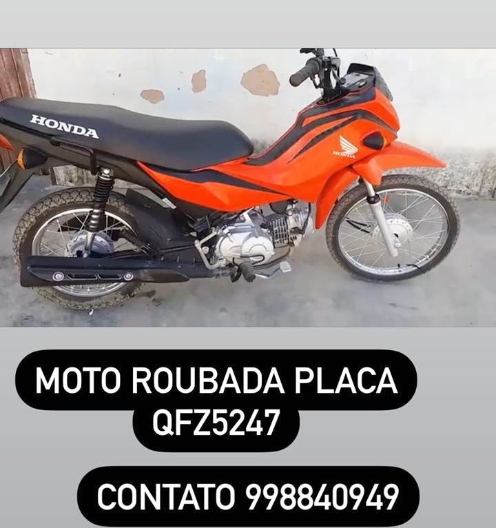 Moto é roubada neste domingo (14) perto do Posto de Gasolina Patoense, em Patos; veja 