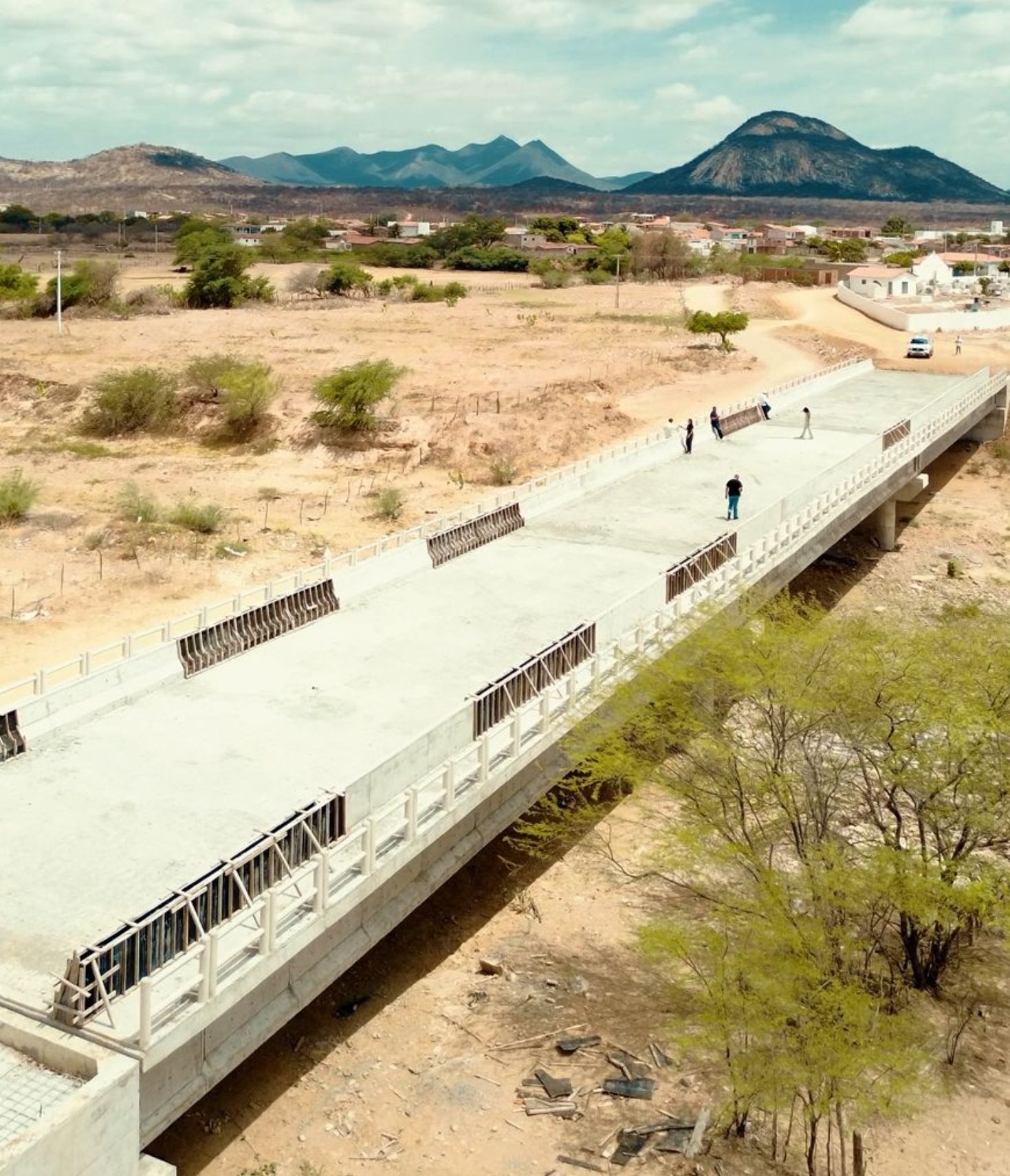 Obras da ponte sobre o Rio da Farinha, em Cacimba de Areia são retomadas