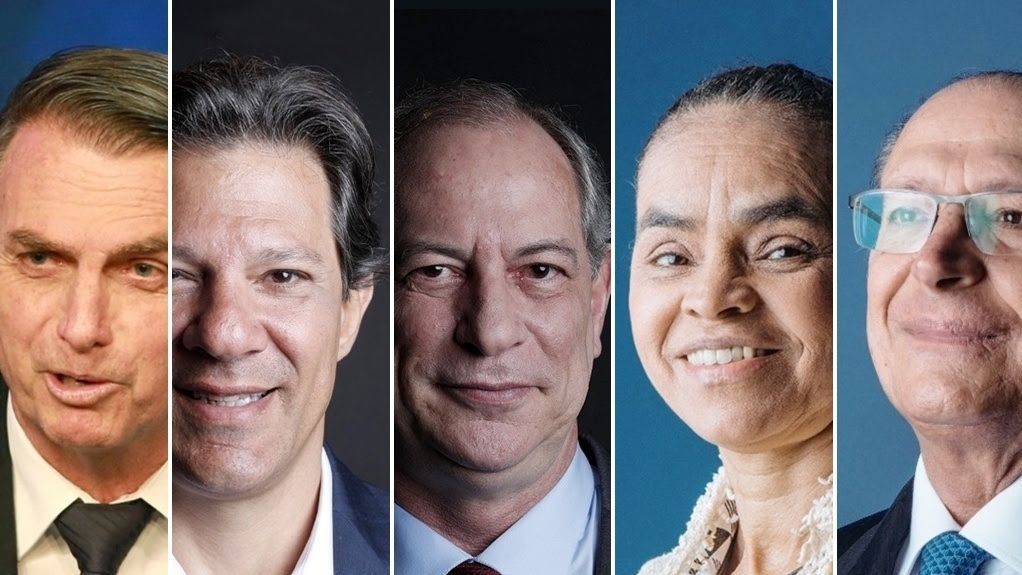 Pesquisa Ibope para presidente: Bolsonaro, 28%; Haddad, 22%; Ciro, 11%; Alckmin, 8%; Marina, 5%