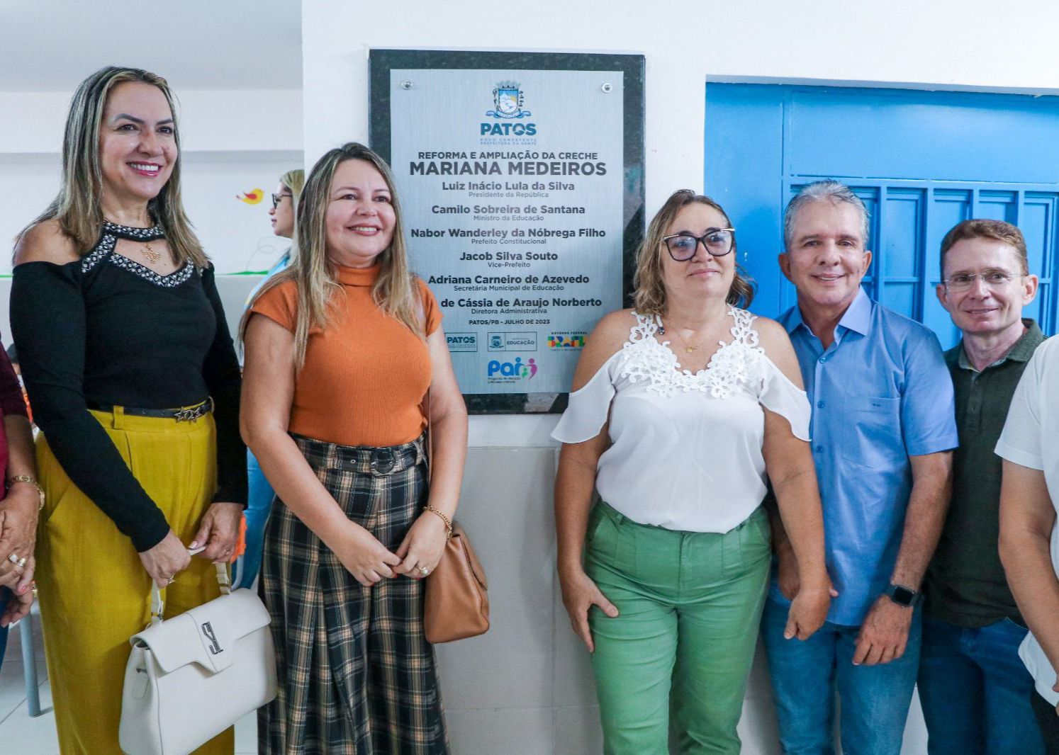 Prefeitura de Patos entrega reforma e ampliação da Creche Mariana Medeiros, no São Sebastião