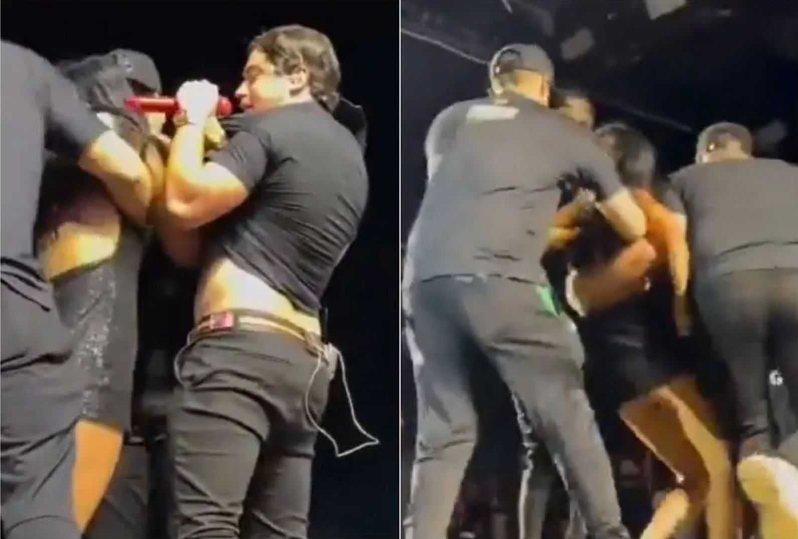 Fã invade palco e morde cantor Natanzinho Lima durante show em Tavares; vídeo 
