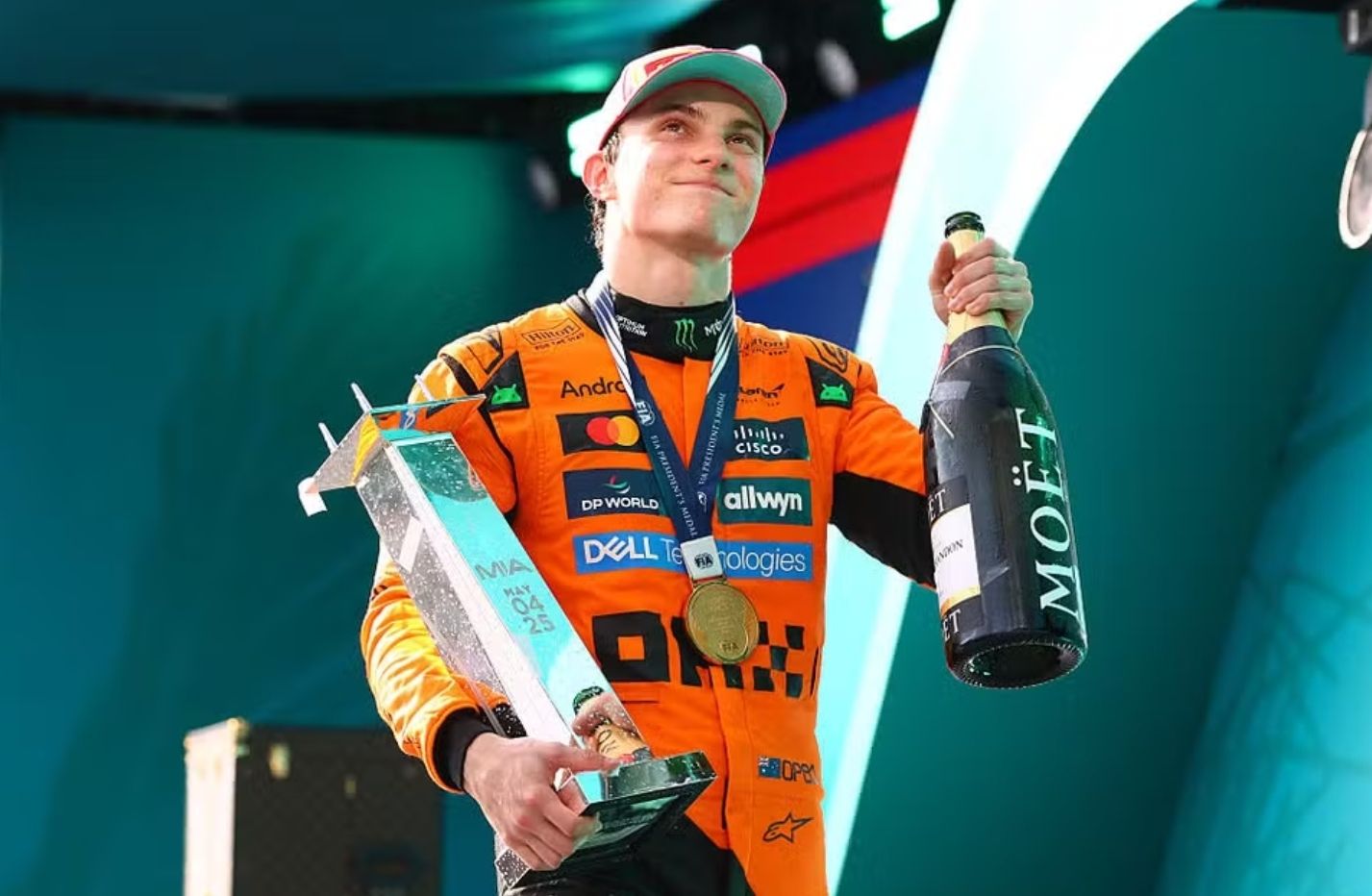 GP de Miami: McLaren dá baile em Verstappen e Piastri vence; Bortoleto quebra