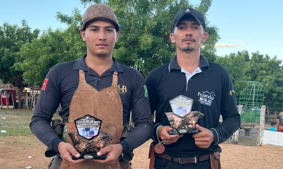 Irmãos santerezinhenses são destaques em Pega de Boi no Mato, em Catingueira