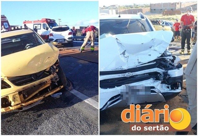 FOI POR POUCO: Quatro pessoas ficam feridas em acidente na BR 230 no Sertão da Paraíba