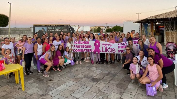 Prefeitura promove caminhada do Agosto Lilás em defesa do enfrentamento à violência contra a mulher