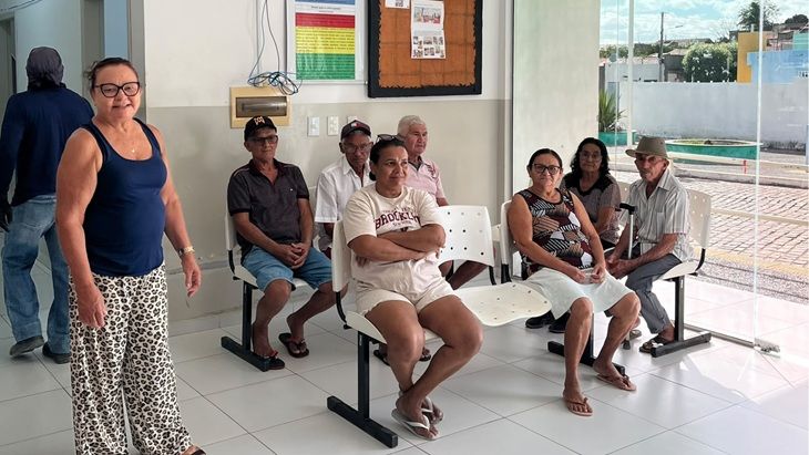Equipe da UBS II realiza atendimento multiprofissional para idosos
