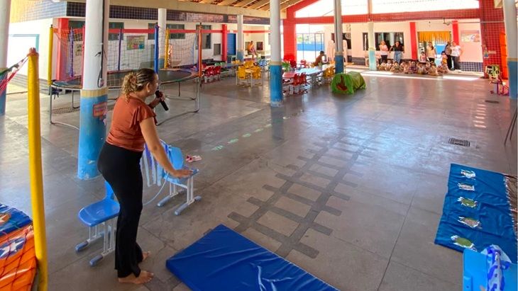 CMEI Kleyse Medeiros promove atividades lúdicas e educativas com as crianças