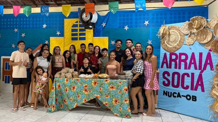 NUCA-OB realiza Arraiá e celebra a cultura nordestina com noite de integração e protagonismo juvenil