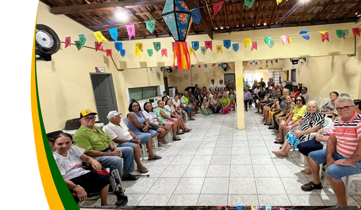 Grupo de Idosos reflete sobre o combate à violência e recebe ação de vacinação contra a gripe