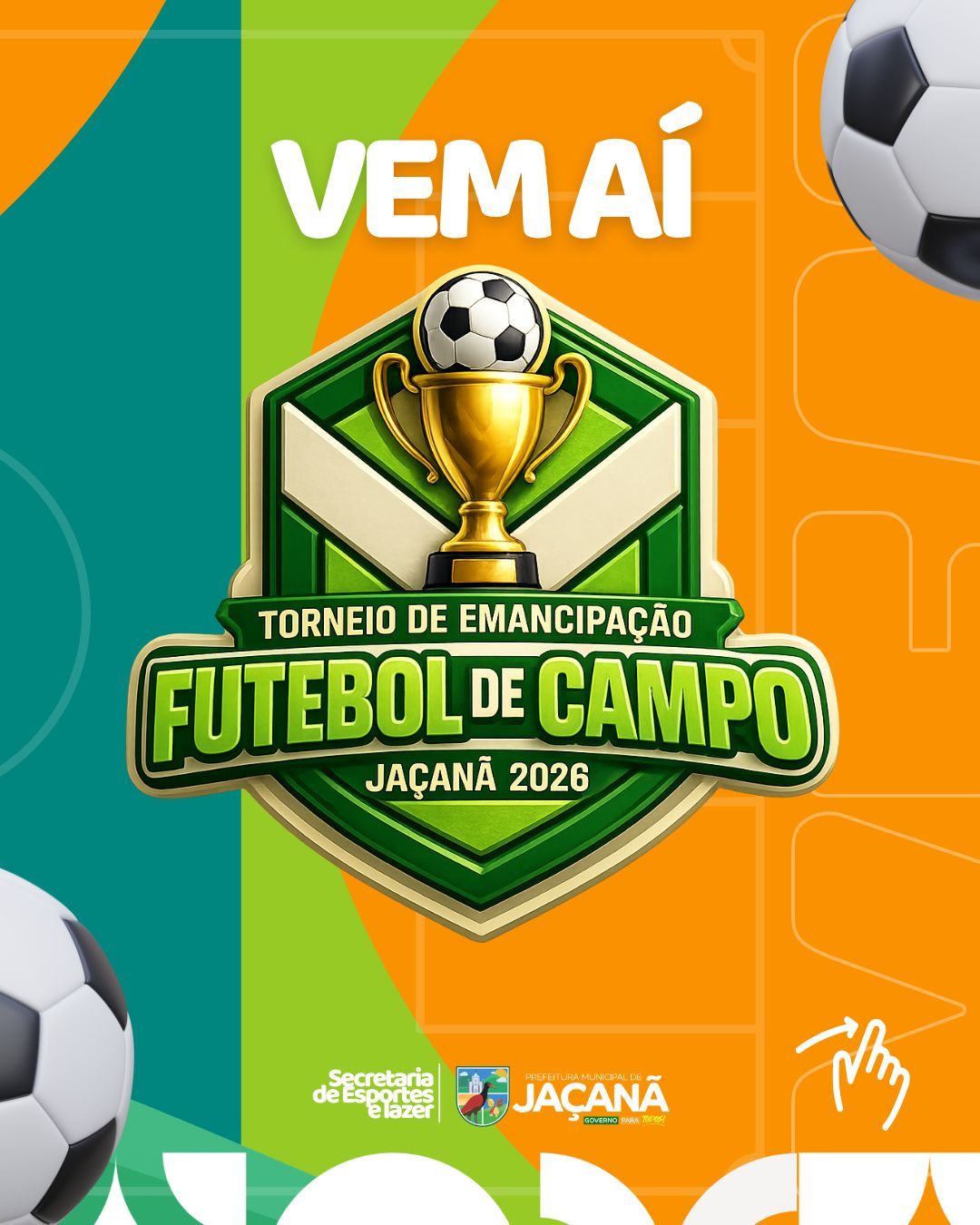 JAÇANÃ JÁ INICIA AS COMEMORAÇÕES DOS 63 ANOS DE EMANCIPAÇÃO POLÍTICA COM TORNEIO DE FUTEBOL