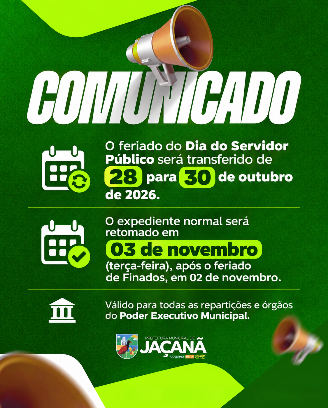 COMUNICADO OFICIAL