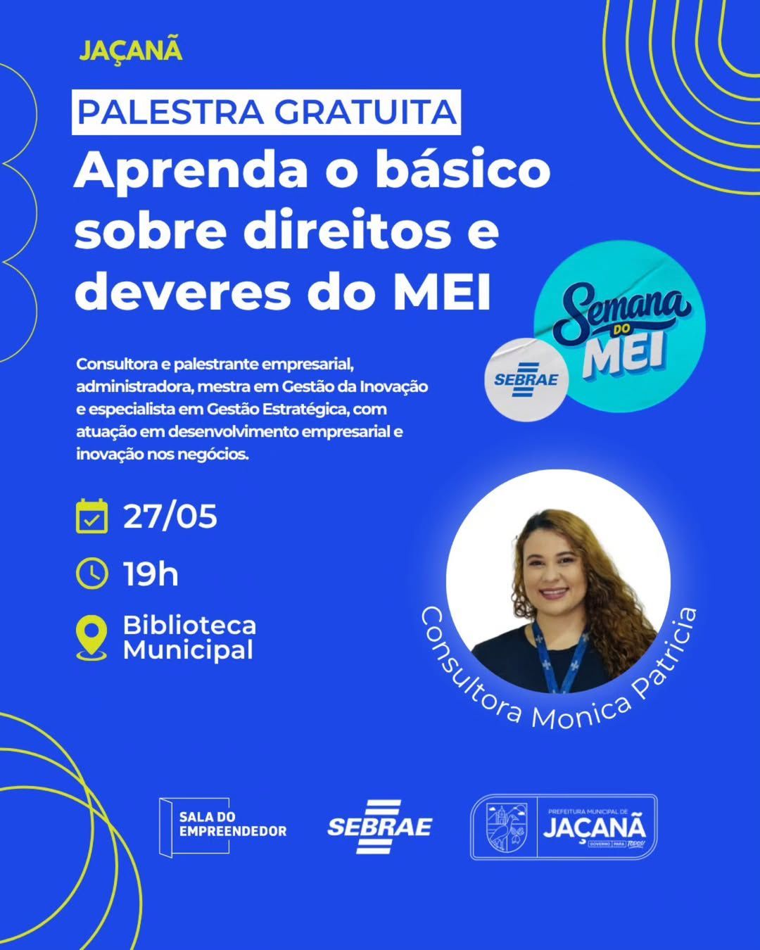 Palestra Gratuita - Semana do MEI