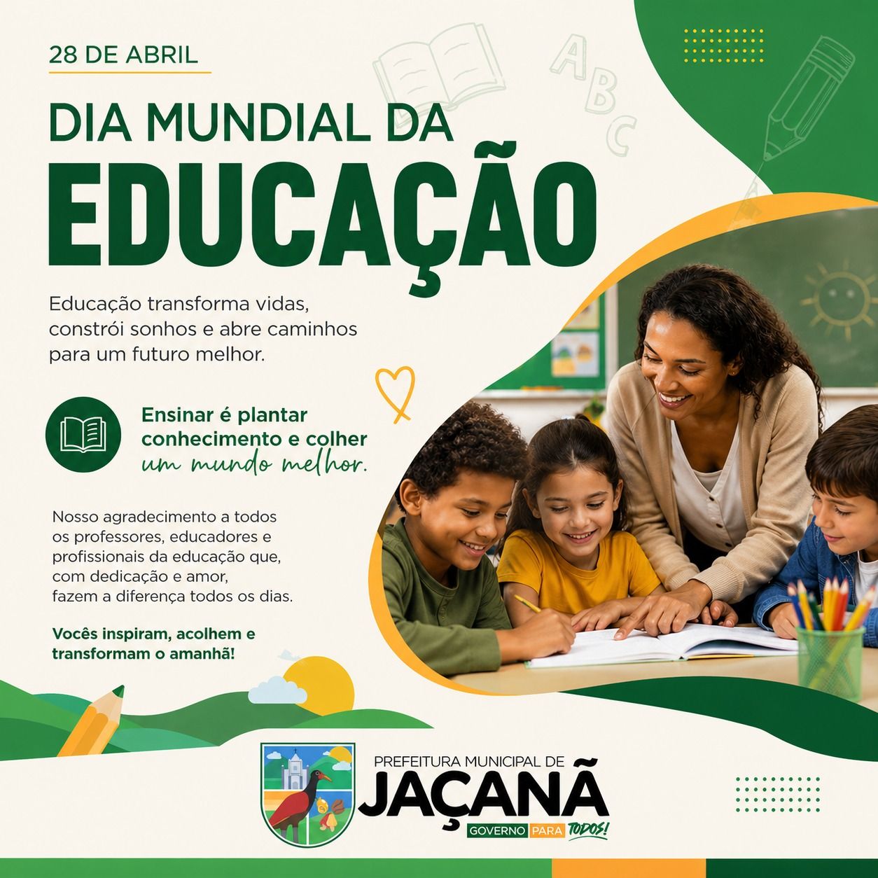 Dia Mundial da Educação