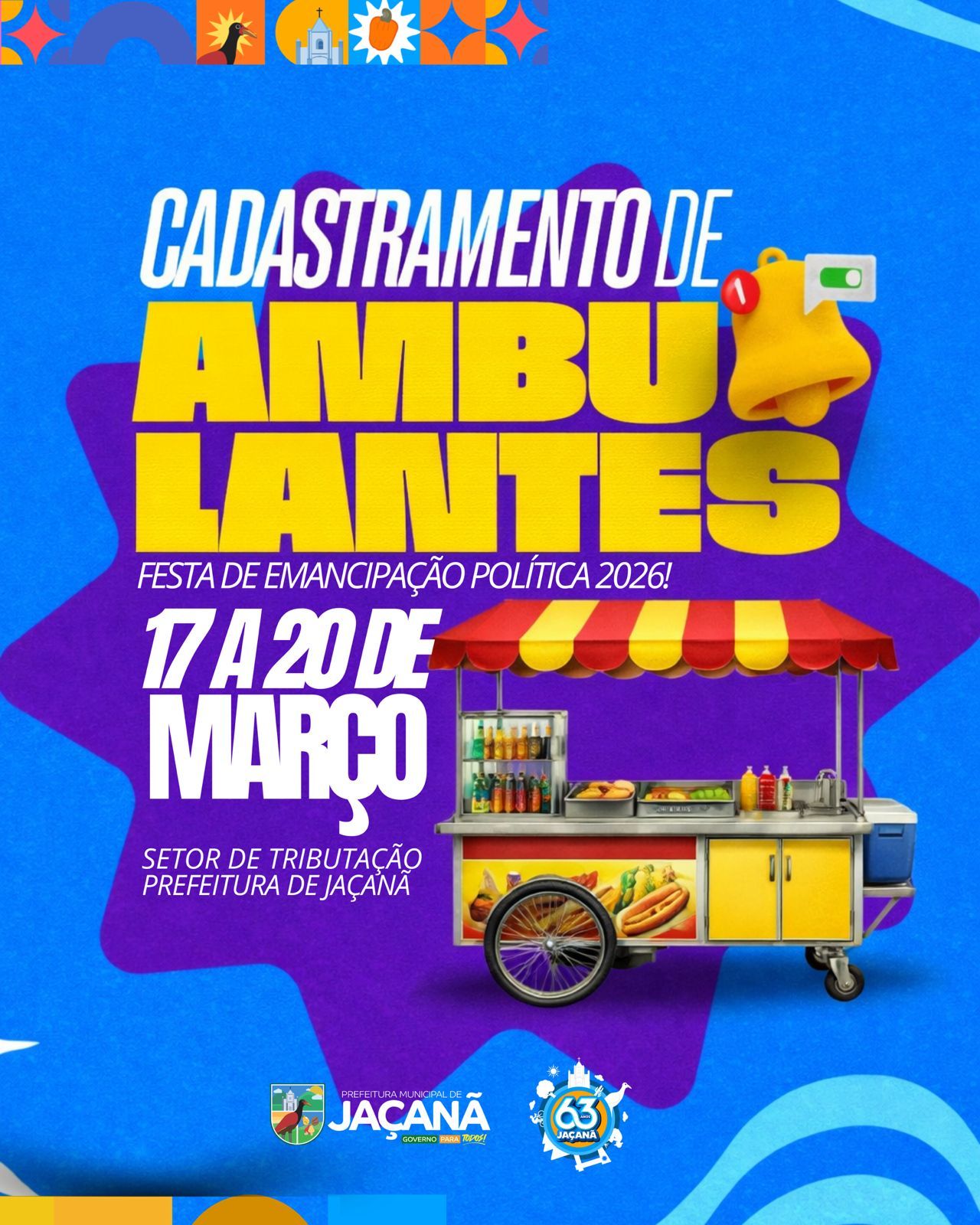 Atenção, ambulantes!