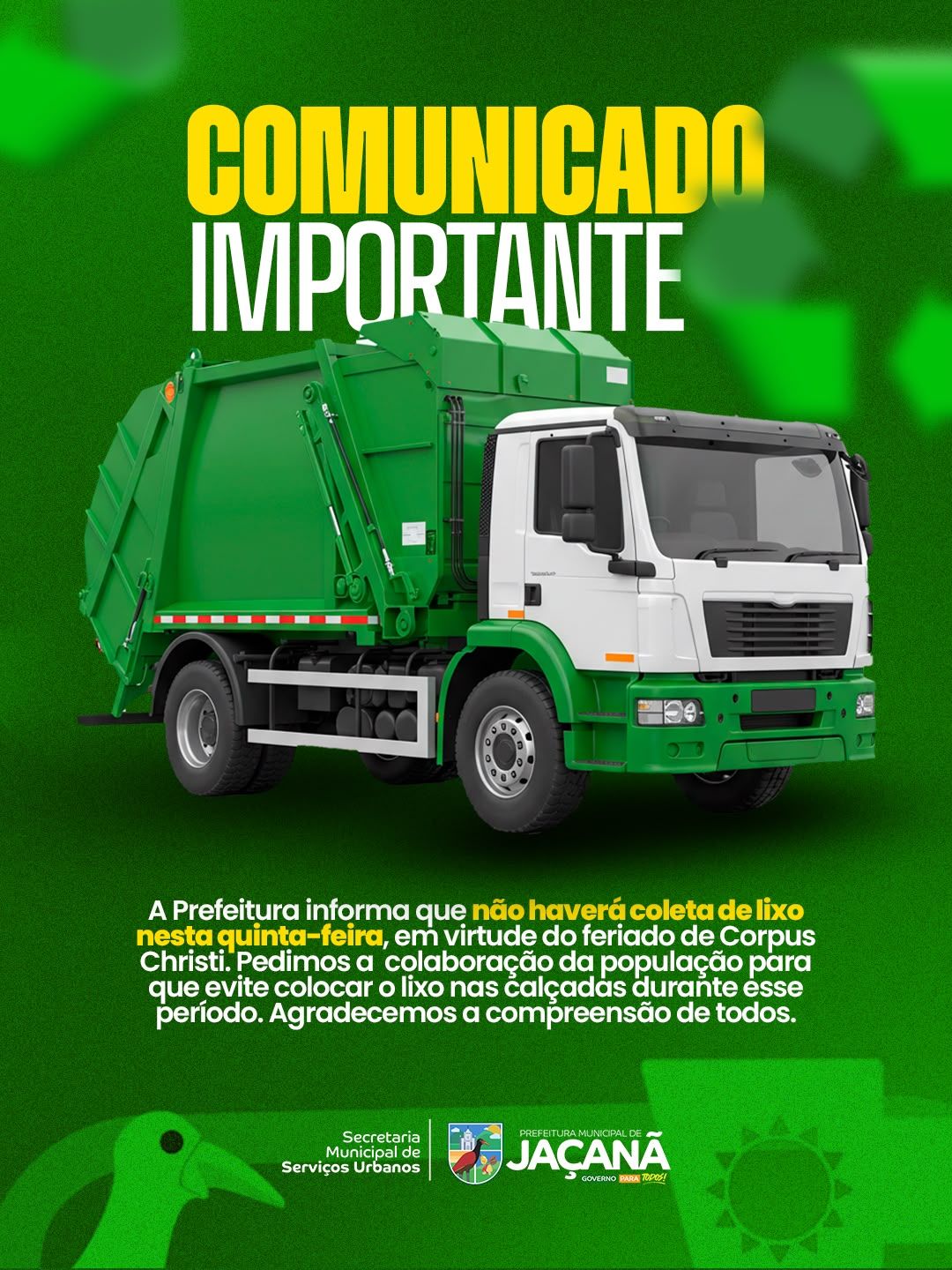 Comunicado importante